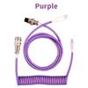 3M Type C Mechanical Keyboard Coiled Cable USB Wire for Mechanical Keyboard Desktop Aviation Connector