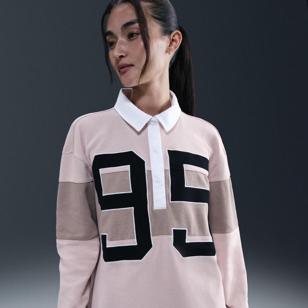 Nike W Street Ls Gfx Поло Hv4034 667silred Sail L