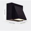ABS Plastic Balcony Terrace Outdoor Waterproof LED Wall Light Simple Door Exterior Wall Aisle Garden Simple Light