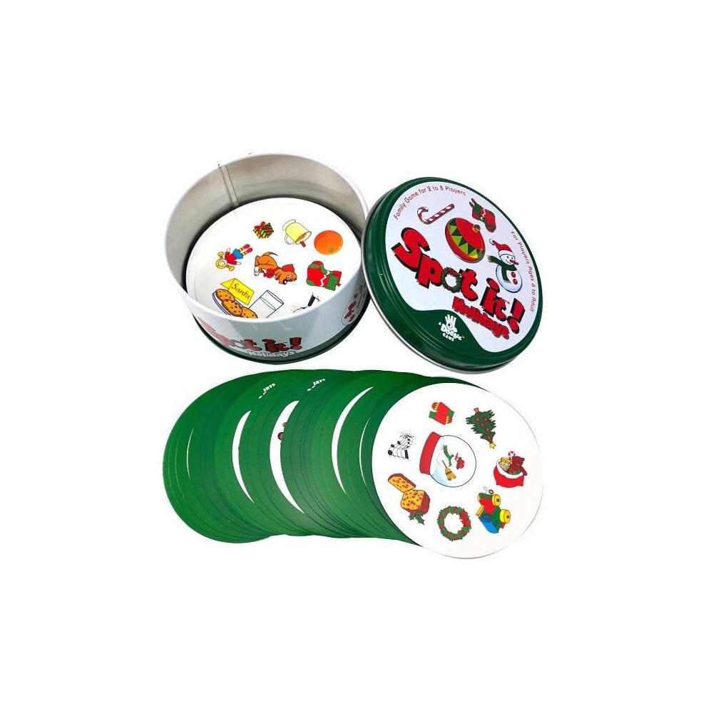 8+ Dobble spot it kaarten spel met dieren, alfabetten en cijfers