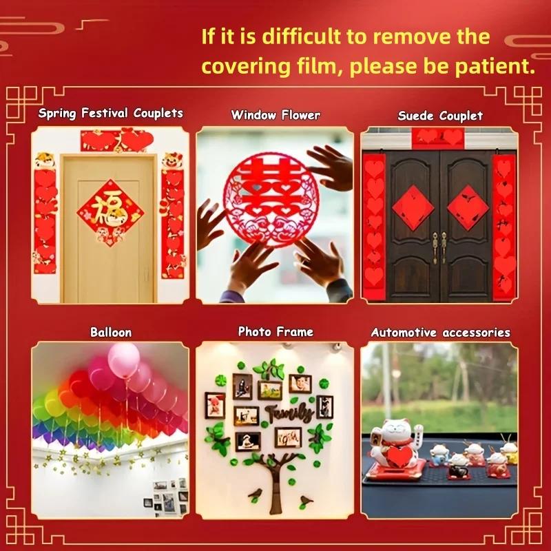 Ultra-strong Double-sided Adhesive Tape Transparent Non-marking Washable Mounting Sticky for Photo Walls Poster Floors Carpets