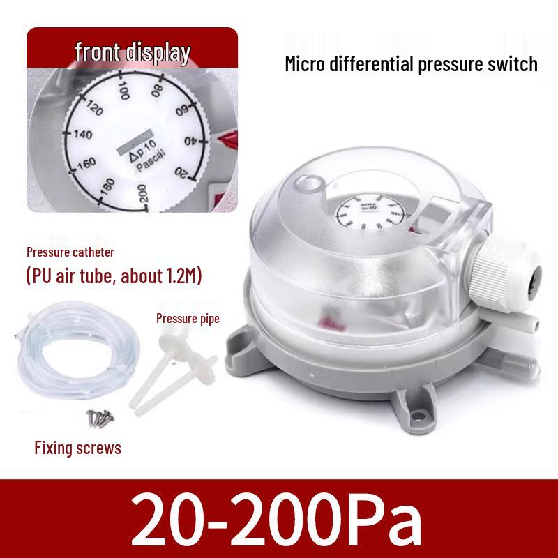 Micro Differential Pressure Sensor for Air Ventilation and Gas Flow Monitoring