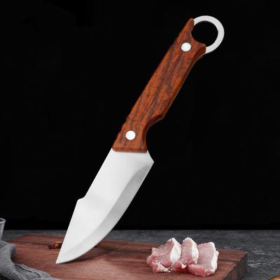 Stainless Steel Butcher Boning Knife Chef Slicing Meat Fruit Steak Knife Cleaver Kitchen Knives Plastic Handle Utility Knife