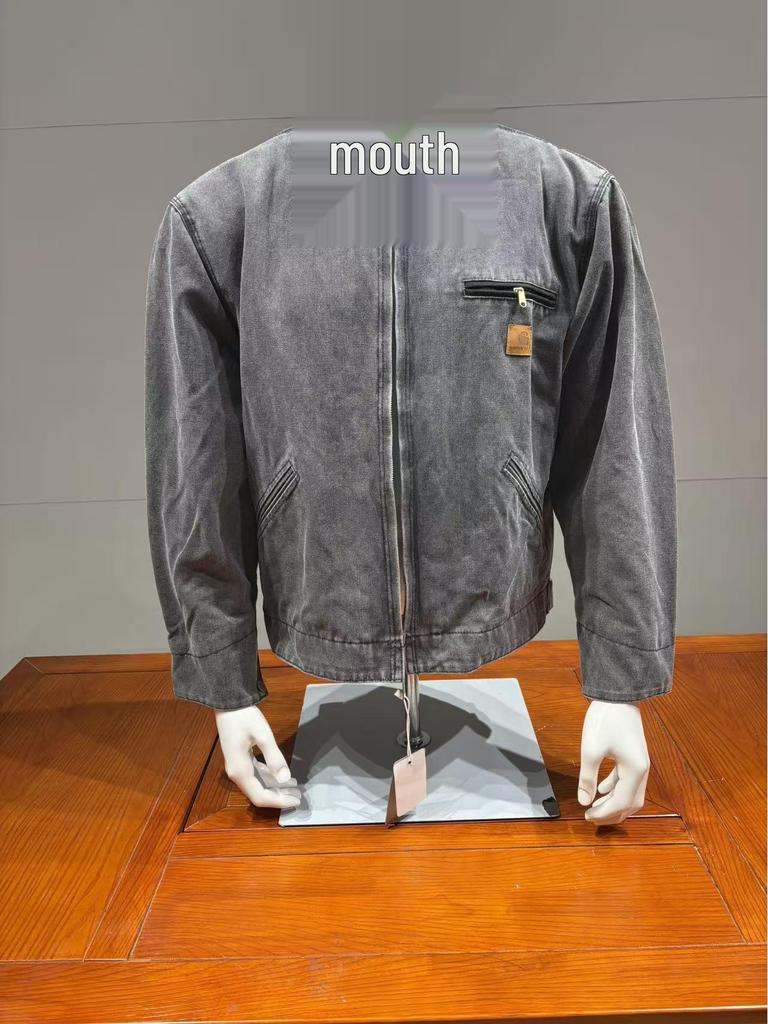 Carhartt J97 American Detroit Sliten Kanvas Dragkedjejacka