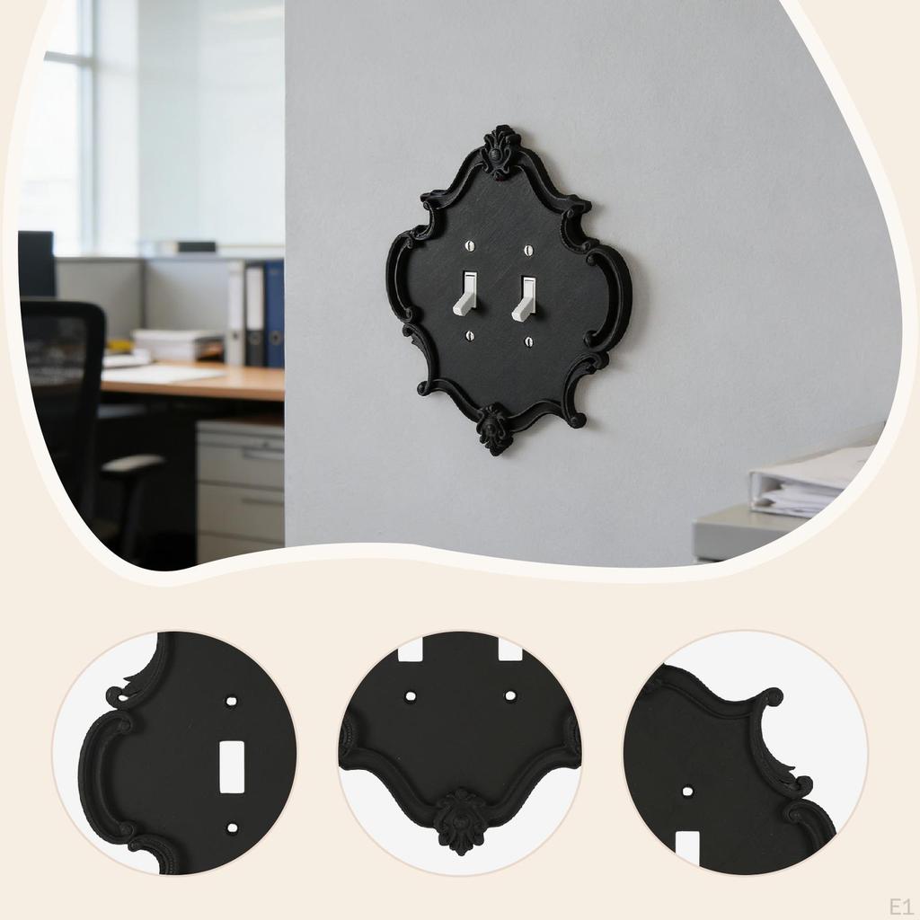 Light Cover Outlet Decorative Wallplate Bedroom Cabin Easy Installation Kitchen Country
