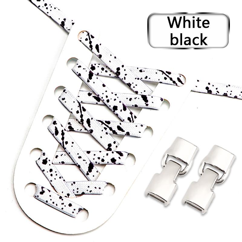 No Tie Shoe Laces for Sneakers Elastic Shoelaces Flat Perfect Choice for Sports Enthusiasts Lazy Shoe Lace Rubber Band 1 Pair