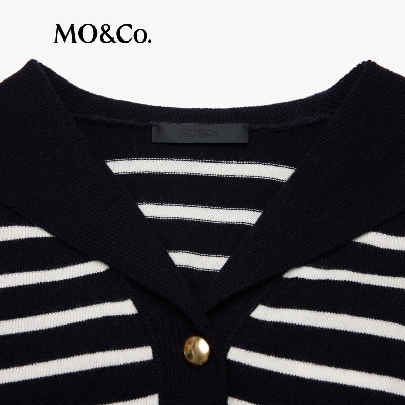MO&Co. British Style Striped Blazer