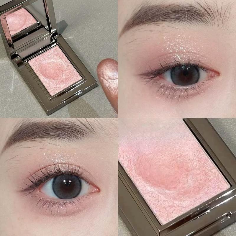 Spazio cowboy cosmico Evidenziatore Occhi Glitter Ombretto monocromatico Tavolozza Shimmer Satin Trucco Tavolozza Ombretto Kit evidenziazione