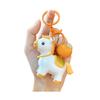 Portable Keychain Rotating Horse Design Key Ring Compact Size Horse Charm Miniature Decompression Toy