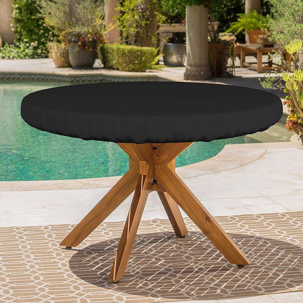 Copertura Tonda per Tavolo Antipolvere Impermeabile Copertura per Mobili da Giardino Patio Terrazza