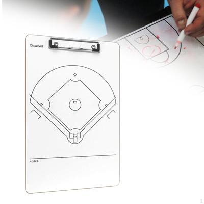 Baseball Dry Erase Board Training Equipment Coaches Gift Double Sided Coaching Accessories