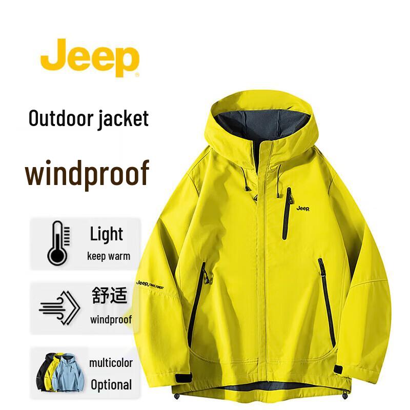 Jeep Men s Outdoor Windproof Waterproof Jacket P843MWJ761 3XL