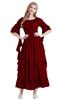Qichenk Damen Mittelalter Prinzessinnenkleid, Westlicher Stil, Clubkleid, Spitze, Bühnenkostüm, Königliches Outfit, Prinzessinnenlinie Kleid, Luxuriöses Kleid, Perfekt f