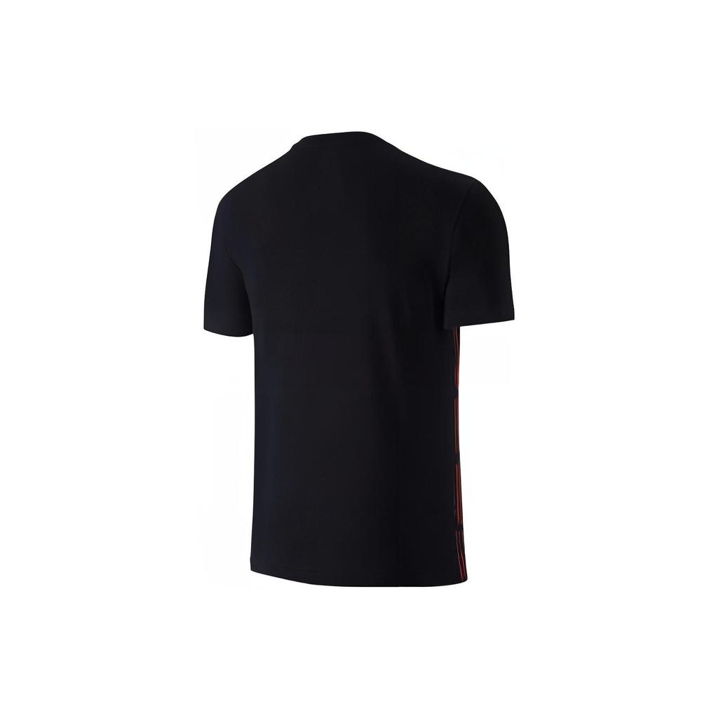 Jordan X Paris Saint-Germain Co-Branded Logo Print Crew Neck Short Sleeve T-Shirt Men Tops Black BQ4278-010