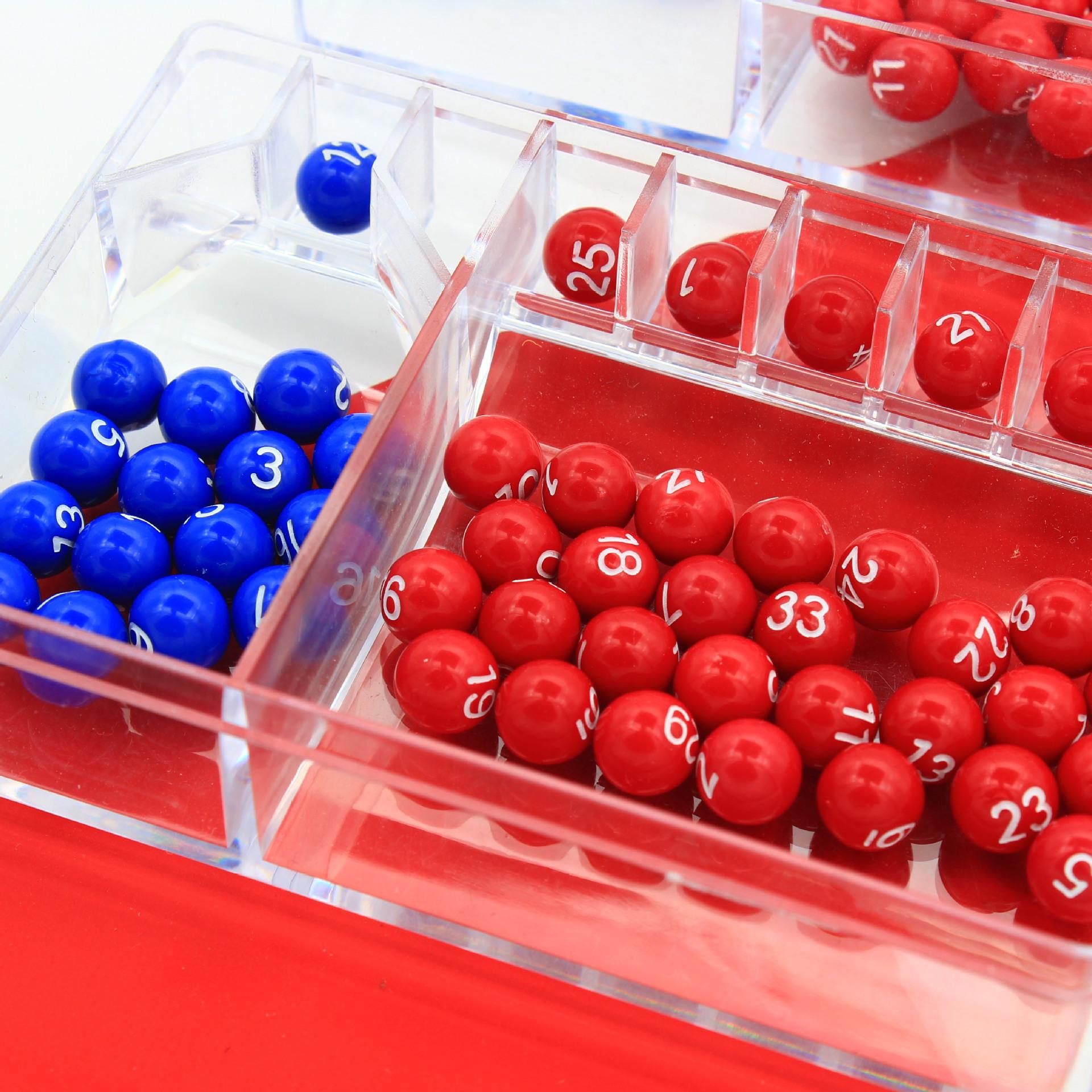 Classic Double Color Ball Lotto Hand-Cranked Number Selector