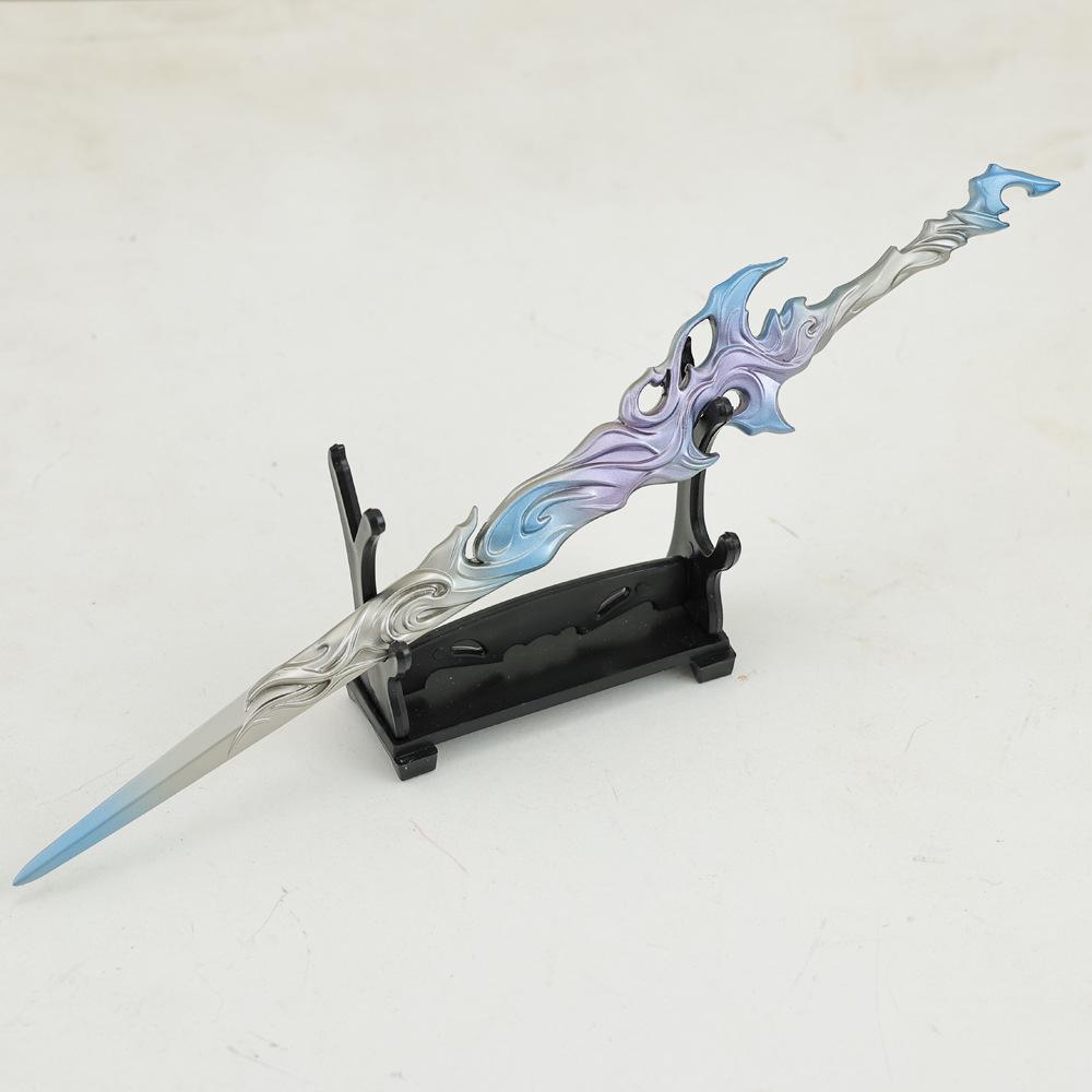 22CM Alloy Cold Weapons Miniature: First Year Flying Sword Model