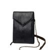 Leather Long Mobile Phone Bag Chain Single Shoulder Oblique Span Women'S Bag Bag Flower Snake Pattern Multi-Function Card Bag Wallet