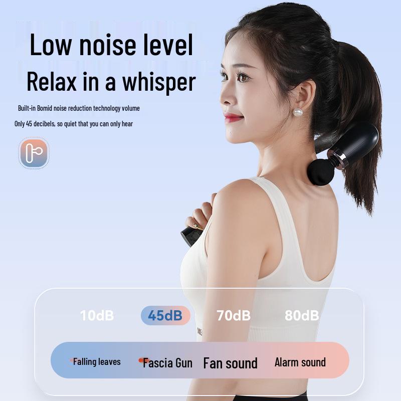 Long Handle Elbow and Body Massage Gun for Neck, Shoulders, Waist, Back, and Cervical Spine