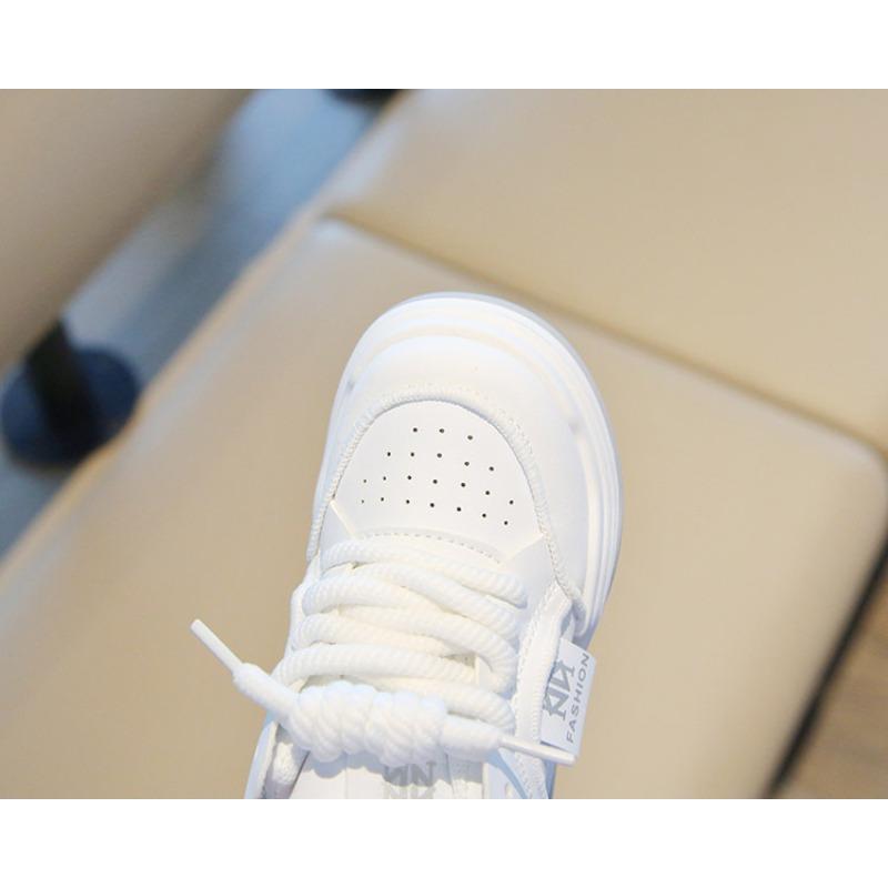 Children’s White Sneakers, Spring/Autumn New Arrival, Boys’ Lightweight Sports Shoes, Girls’ Casual Skate Shoes, Soft-Soled Baby Flats