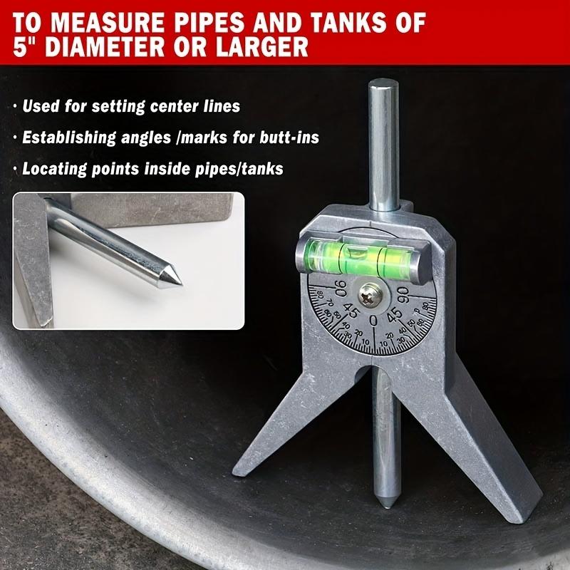 

Pipe Round Rod Center Positioning Punch, Quickly Find the Center, Suitable for Drill Press and Handheld Drills