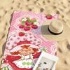 Cute S-strawberry Cartoon S-shortcake-S Towel Quick Drying Beach Towels Are Suitable For Swimming Pools Camping Yoga And The Gym