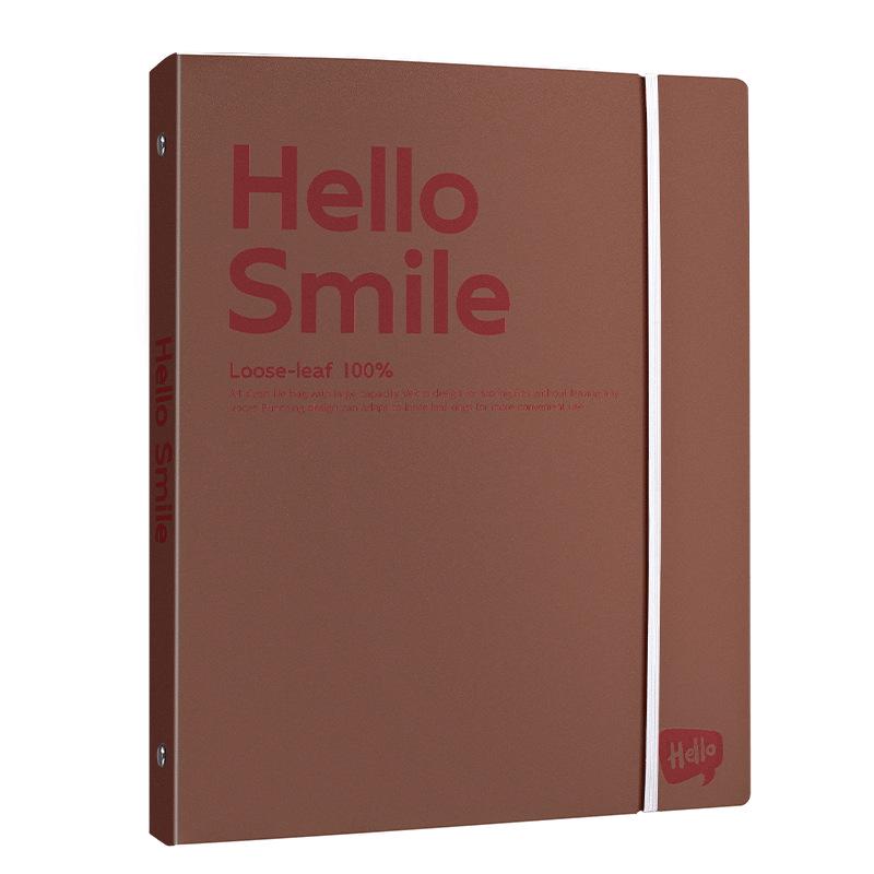Baiyi Solid Color File Organizer - Loose-Leaf Folder for Documents & Study Materials