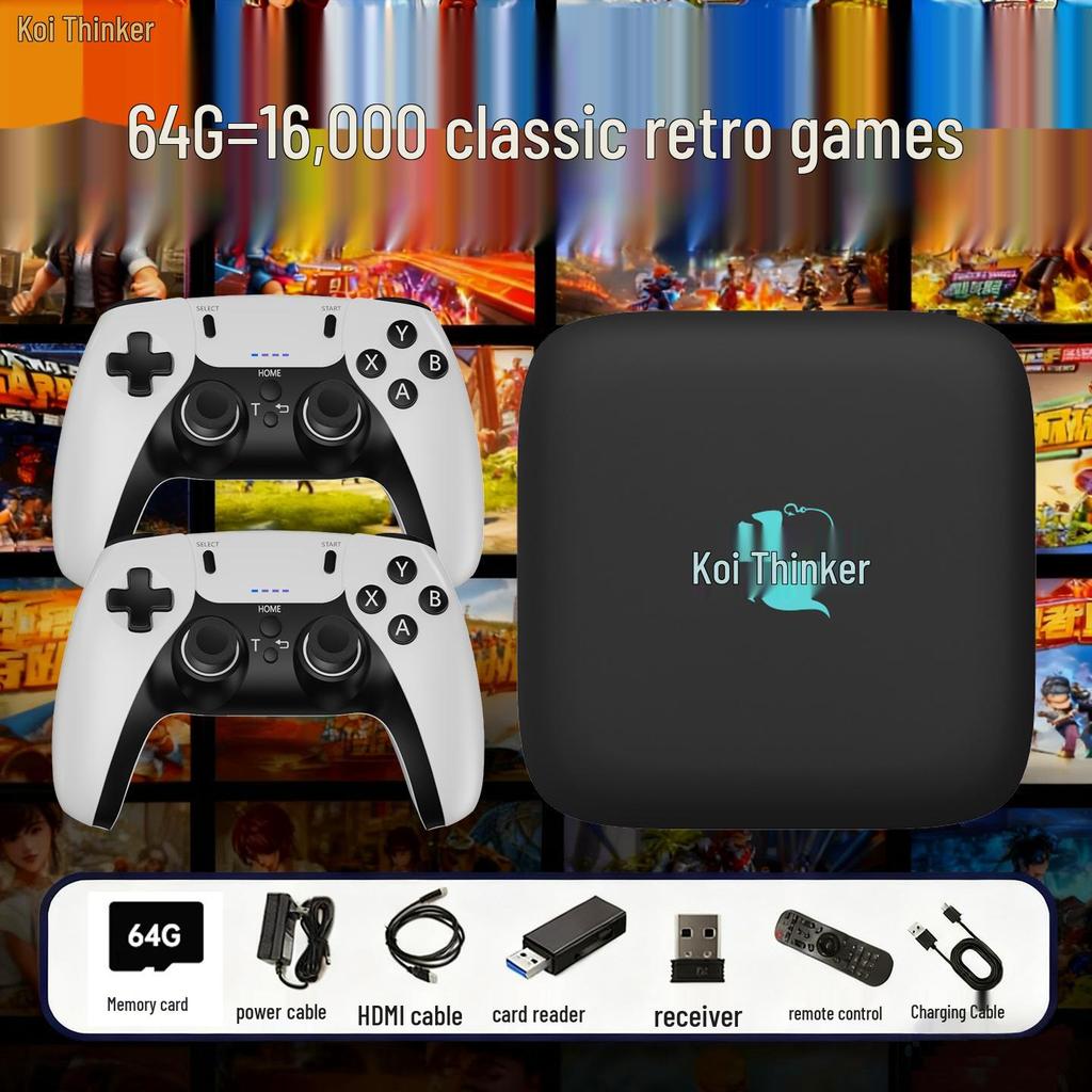 2025 Dual-System Retro Game Console with Dual Controllers – Supports PSP and 3A Cloud Games