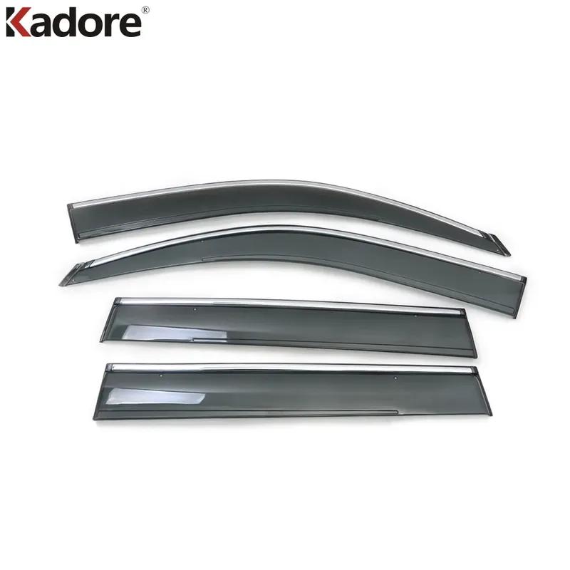 For Toyota Prado J150 2010-2013 2014 2015 2016 2017 2018 Car Door Window Deflector Sun Visor Guard Rain Shield Vent Cover Trim
