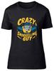 Crazy Snorkelling Guy  Womens T-Shirt Face Down Swimming Ladies Gift Tee