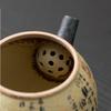 Chinese Antique Ceramic Teapots Handmade Tea Pot Ball Hole Filter Beauty Kettle Travel Portable Teaware Tea Ceremony Gifts 120ml