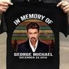 T-shirt George Michael Coton Homme S 234XL