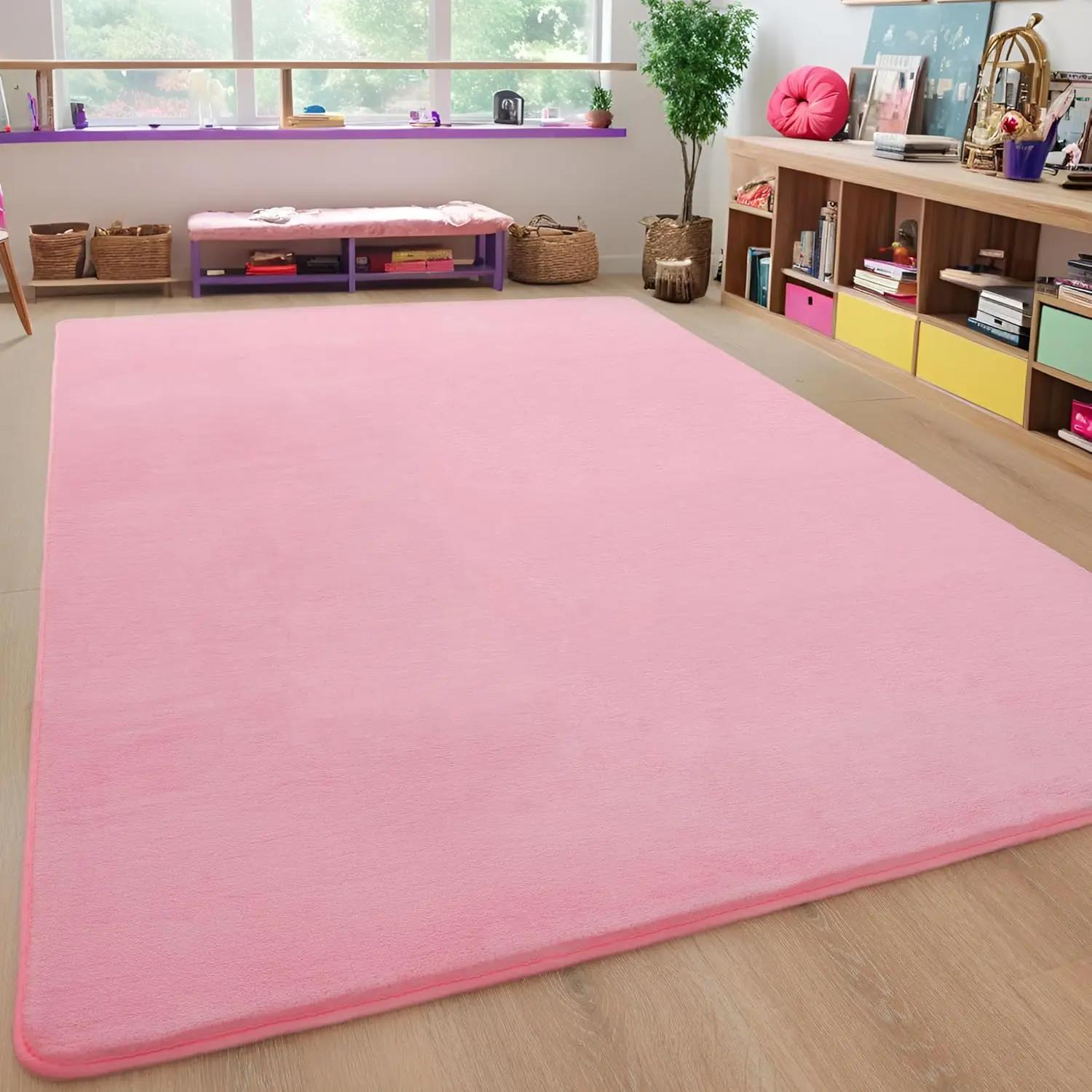 Ultra Zacht Verdikt Grijs Flanellen Tapijt Antislip Wasbaar Vloerkleed voor Woonkamer Slaapkamer Kantoor Vloer Huisdecoratie 80x120cm 31x47inch