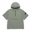 Nationalgeographic Adeli Lightweight Woven Stretch Short Sleeve Anorak Lichen Khaki