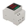 AC80‑300V 100A DIN Rail Power Meter Digital Display Voltage Current Time Power KWh Multifunctional Voltmeter