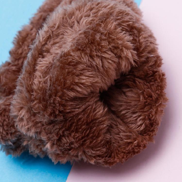 Winter Fingerless Gloves Fluffy Bear for Cat Paw Claw Half Finger Mitten Hand Wa
