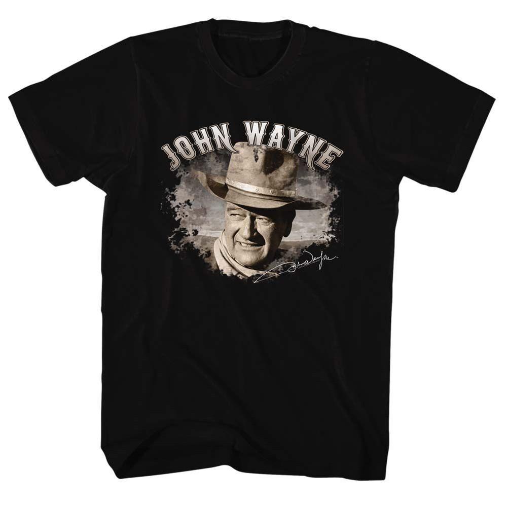 John Wayne Poppin Out Black Icon Shirt XL