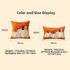 Chenille Throw Pillow Covers Maple Leaves Halloween Pillowcase Pillow Protectors  Seasonal Decor