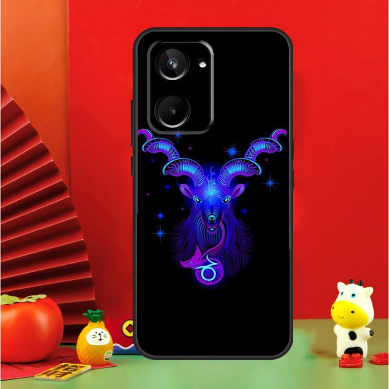 Neon Zodiac Signs For Realme 15 Pro GT7 GT6 10 11 12 13 14 Pro Plus C65 C67 C63 C61 C51 C53 C35 C75 C55 Case