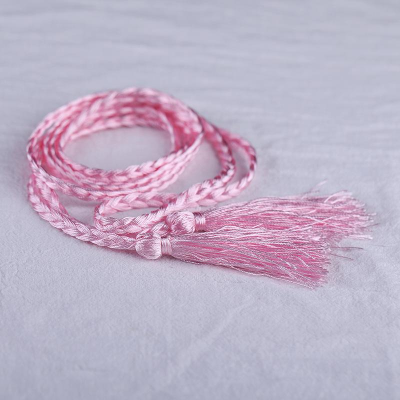Vintage Chinese Style Solid Color Hair Rope Women Cos Perform Headwear Antique Hanfu Accessories Headband