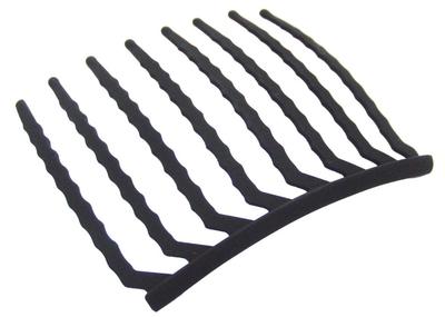 Little Moon Grzebień Matowy Wewnętrzny Włos Łatwe Upięcia i Fryzury Wieczorowe iprlm024mbmbk E-Comb - 8-częściowy - Czarny, Akcesorium,