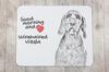 Wirehaired Vizsla, Hungarian – Mouse pad with print, personalized dog-themed mouse pad | Art-Dog