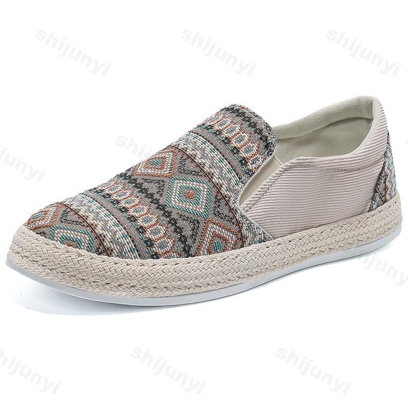 Men Shoes 2025 Summer Loafers Man New Fashion Comfortable Lightweight Footwear Soft Men Casual Vulcanized Canvas Shoe Zapatillas