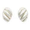 Used Twisted Rope Earring Earring Silver925 Gold Silver Used