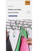 Stainless Steel Portable Folding Clothes Hanger with Multiple Clips for Socks & Drying