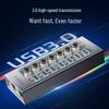 ORICO Industrial USB 3.0 Hub: 10-Port High-Speed Multi-Port Expander & Charger