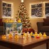 Duck Advent Calendar 2025 with 24 Rubber Ducks 24 Days Christmas Countdown Calendar Duck Set Advent Calendar for Boys Girls Kids