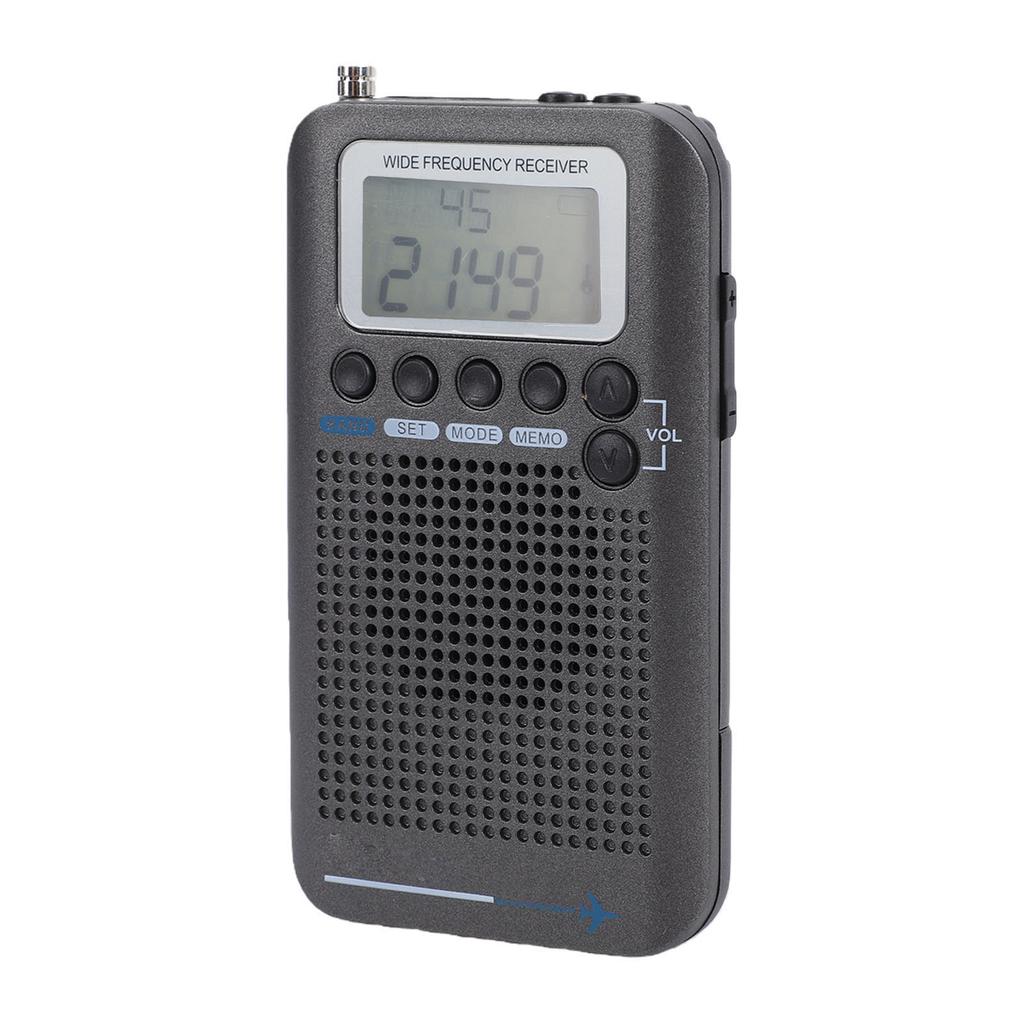 Air Band Radio Receiver AM FM CB SW VHF Full Band Handheld Aircraft Radio with Antenna