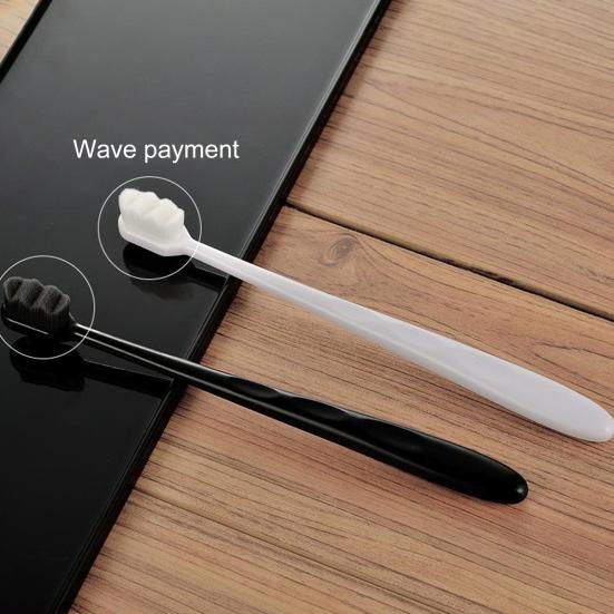 5Pcs Adult Toothbrushes Non-Slip ABS Handle Soft Head Manual Toothbrushes Bathroom Accessories for Dormitory