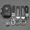 3D Metal Leather Emblem Car Keychain Key Chain Key Rings Bag For BMW X1 X3 X5 X6 X7 F20 F22 F23 F85 F86 E90 E91 F32 F33 F34 F36