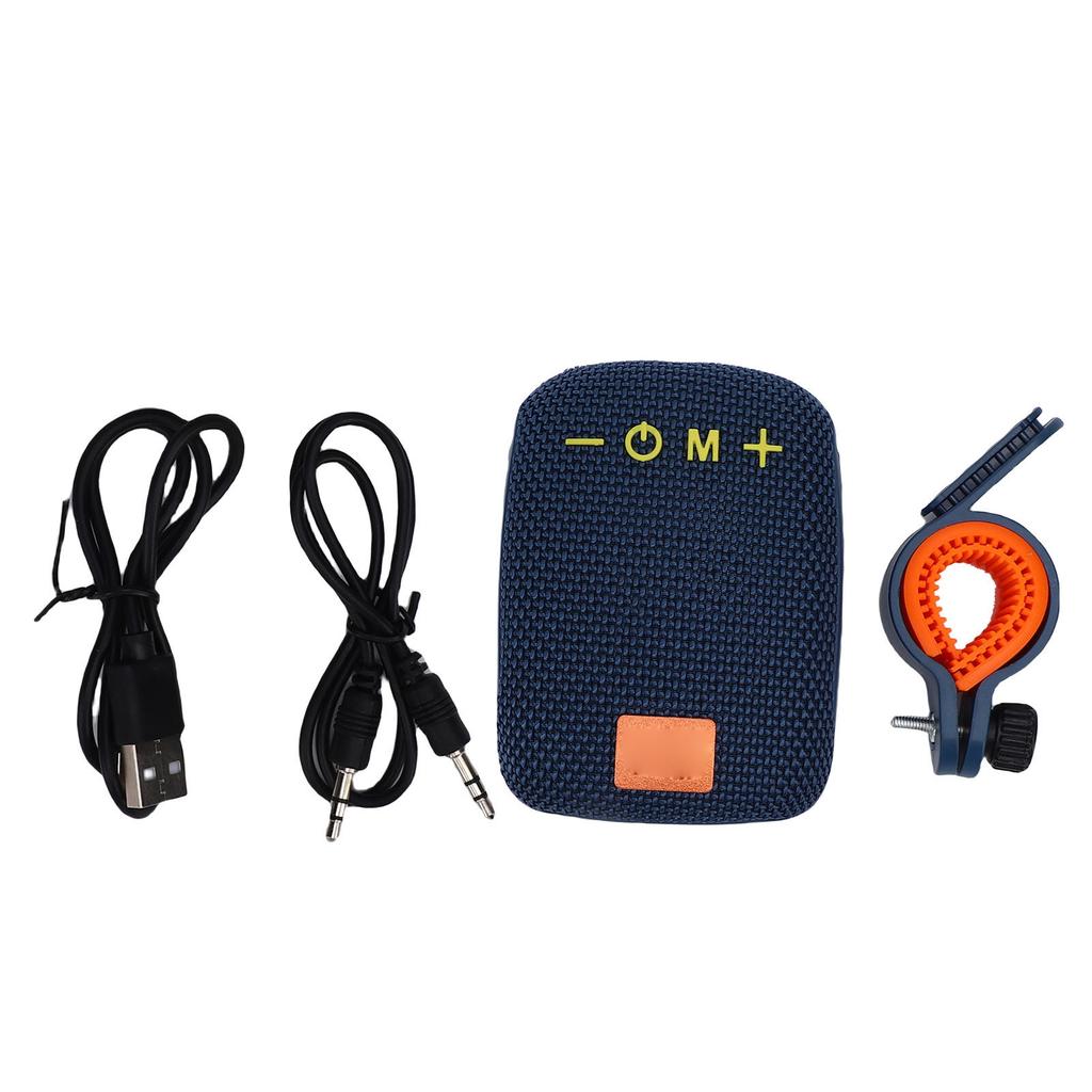 Bluetooth Bike Speaker True Wireless Stereo Pairing Water Proof Portable Wireless Speaker with FM Radio for Cycling